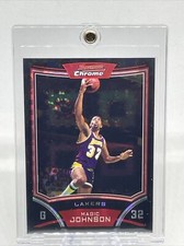 2008-09 Bowman Chrome #104 Magic Johnson Xfractor Los Angeles Lakers /299 NM+
