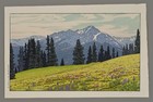 Toshi Yoshida Woodblock - Mt. Holly Cross, Vail