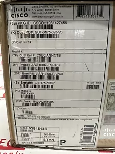 Cisco ASR1000-ESP40 ASR1000 Embedded Service Processor Line Card - NEW - Picture 1 of 2