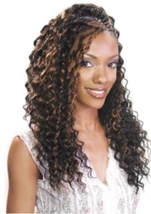 Freetress Braid Crochet Latch Synthetic Hair Braids Deep Twist Bulk 22" Color 4 - Picture 1 of 5