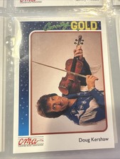 1992 Cma country gold trading card, Doug Kershaw, non sport trading card