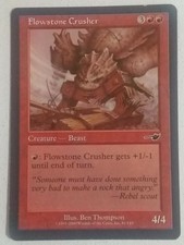 MTG 2000 Flowstone Crusher Nemesis Regular Common 81/143