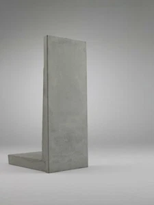 12er Mauerwinkel Sichtbeton außen 55x50x30 Winkelstützen Mauerscheiben L-Steine - Bild 1 von 2