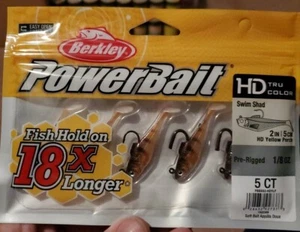 Berkley Pre-Rigged Swim Shad Fishing Soft Bait - Picture 1 of 2