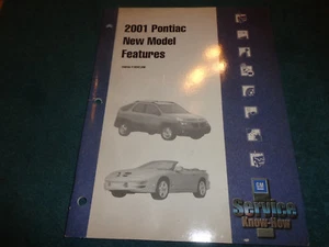 2001 PONTIAC FEATURES BOOKLET  / ORIGINAL SERVICE HILIGHTS MANUAL FIREBIRD+ - Picture 1 of 6
