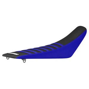 2005-2006 Yamaha WR250F/ WR450F seat cover BLUE/BLACK/BLUE ribs #489 - Picture 1 of 5