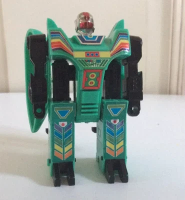 6⚜️ Ancien Robot Figurine Transformers Paon Vintage Hauteur 10 Cm - Photo 1/4