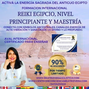 REIKI EGIPCIO, NIVEL PRINCIPIANTE Y MAESTRIA + CON CERTIFICADO INTERNACIONAL - Picture 1 of 4
