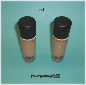 Zwei neue Mac Matchmaster LSF 15 Foundation #5.0 – volle Größe 35 ml/1,2 Oz. - Bild 1 von 1