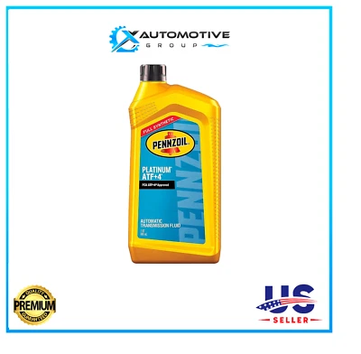 Pennzoil Platinum ATF+4 полностью синтетический (1 кварта, чехол из 6) - Изображение 1 из 4