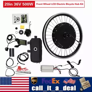 36V 500W Electric Bicycle Motor Conversion Kit Front Wheel E bike Hub Motor Kit - Picture 1 of 23
