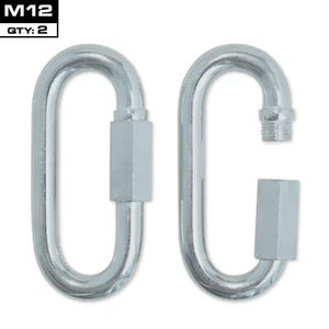 MOSQUETONES MEISTER QUICK LINK SCREWLOCK - PAQUETE M12 x 2 - clips de acero galvanizado - Imagen 1 de 3