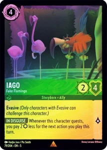 Lorcana COLD FOIL Iago - Flamenco falso - Cielos brillantes # 079 - Imagen 1 de 1