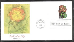 US SC # 2681 Wildflowers - Turk's Cap Lily - FDC. Fleetwood Cachet .  - Picture 1 of 1