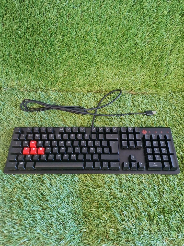 New HP OMEN Encoder Gaming Mechanical Illuminated Keyboard PORTUGESE 6YW75AA#AB9 - Image 1 of 4