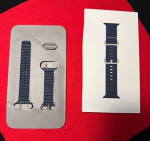 Bracelet Apple Watch bleu océan taille unique - convient 42/44/45/49 mm authentique Ultra 2024 - Photo 1/4