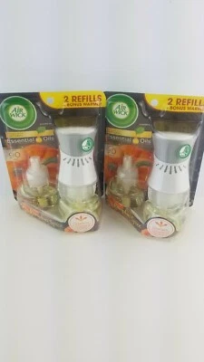 2 juegos de aceite perfumado con especias de calabaza mecha de aire 4 recambios y 2 calentadores edición limitada Foto 1 de 3