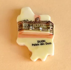 Fève Puzzle - 2006 - Régions de France - Bourgogne - Dijon - Foto 1 di 2