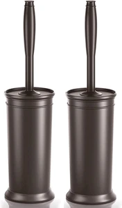 Toilettenbürste und Halter 2 Stück, Toilettenschüsselbürste mit extra langem Stiel, Toilette - Bild 1 von 7