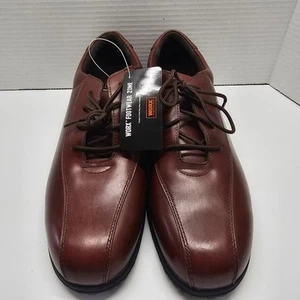 Worx By Red Wing Shoes 11M Burgundy Oxford Mens Slip Resistant NWT - Picture 1 of 10