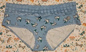 Neu mit Etikett Aerie Boyslip Höschen/Unterwäsche Größe XL blau teilweise Spitze echt weich ohne Etikett - Bild 1 von 5