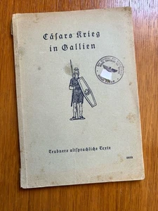 Cäsars Krieg in Gallien Teubner 1943 Rostock Kurt Person Friedrich Krischen - Bild 1 von 5