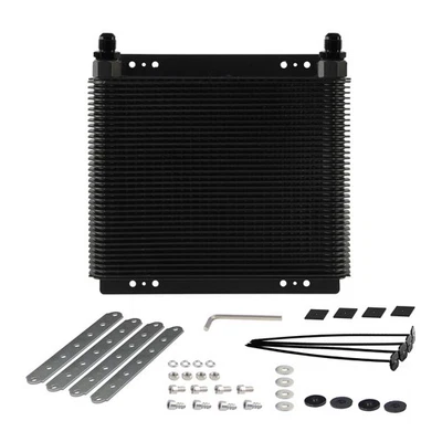Universal 36 Row 72-Plate Transmission Oil Cooler w/ AN8 Fitings For VW Corrado - Image 1 of 4