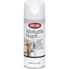 Krylon Workable Fixative Spray, Clear, Gloss, 1 Count (Pack of 1), Clear