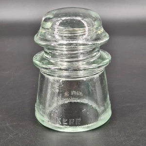 Kerr n. vintage 2 Isolatori in vetro trasparente Made in U.S.A. - Foto 1 di 7