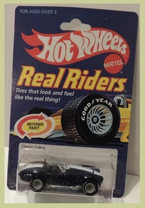 Hot Wheels Real Riders Classic Cobra ’82-'97 commemorative replica~Mint on Card - Picture 1 of 8