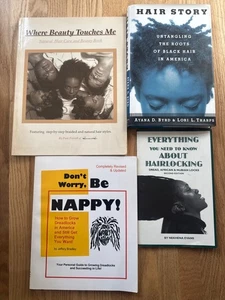 Black Hair Book Lot Hair Story Hairlocking Beauty Touches Me Be Windel - Bild 1 von 2