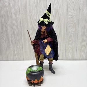 KSA Collectibles Kurt Adler WITCHY BREW 20" Fabriche Handpainted Halloween WITCH - Picture 1 of 21