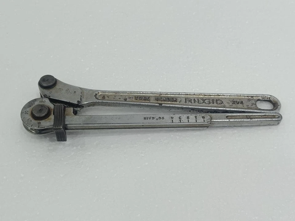 RIDGID NO. 394 TUBE BENDER- MANUAL 1/4" OD TUBING BENDER WITH 9/16" RADIUS– USA - Image 1 of 4