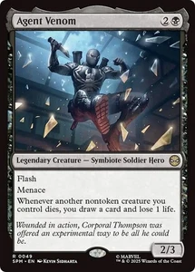 FOIL AGENT VENOM mtg NM Marvel's Spider-Man 1 Rare PROMO - Bild 1 von 1