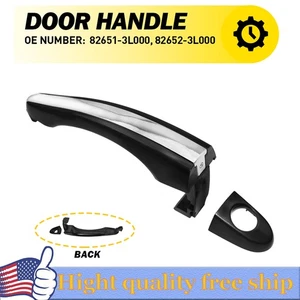 Outside Front Driver Side Door Handle Chrome Fit06-11 Hyundai Azera 826513L000 W - Foto 1 di 9