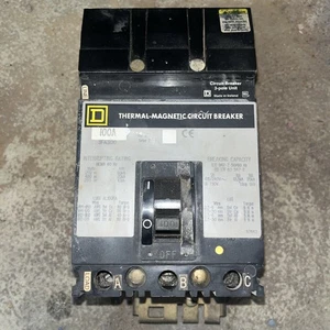 SQUARE D SFA3100 100Amp dreipoliger MCCB i-Line Leitungsschutzschalter FA FA36100 - Bild 1 von 1