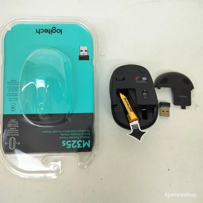 Logitech M325S Wireless Mouse - Black - Image 1 of 4