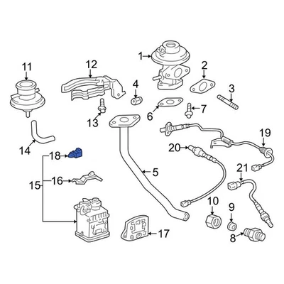 For Toyota Camry 1997-1999 Toyota 9091012271 Vapor Canister Bracket - Изображение 1 из 4