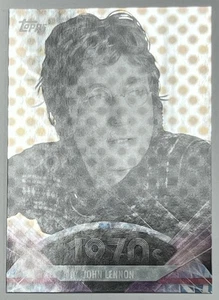 Lámina de foco Topps American Pie John Lennon 2011/76 #108 paralelo - Imagen 1 de 2