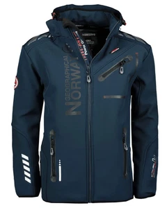 Geographical Norway Royaute Jacke Winterjacke Herren 100% Polyester Blau - Bild 1 von 4