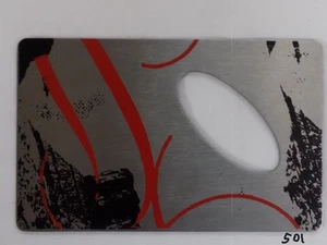 Abridor de botellas estilo tarjeta de crédito vintage de acero inoxidable Marlboro - Imagen 1 de 3