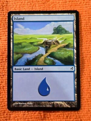 2007 Magic The Gathering Lorwyn #286 Island, Basic Land, C, NF, cd7 - Image 1 of 3