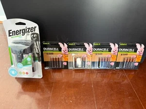 ENERGIZER RECHARGE PRO + 4 X 4 AAA PACKS OF BATTERIES TOTAL 20 BATTERIES NEW - Picture 1 of 2