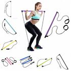 With Ab Roller Pilates Bar Kit Multifunctional Yoga Resistance Bands  Sports