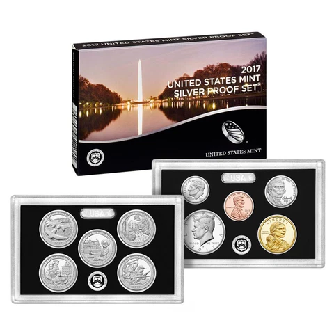 2017 S US Mint Silver Proof Set in OGP Cover