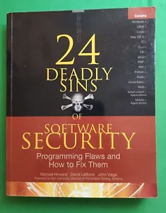 24 Deadly Sins of Software - Paperback, by Howard Michael; LeBlanc - Good - Picture 1 of 6