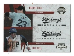 2011 Playoff Contenders Winning Combos Josh Bell/Gerrit Cole - Picture 1 of 1