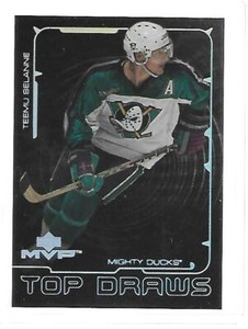 2000-01 Upper Deck MVP Top Draws #TD1 Teemu Selanne