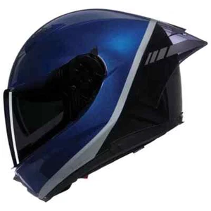 CASCO MOTO NOLAN N60-6 SPORT VERNICIATURA SPECIALE 346 BLU NERO ARGENTO ECE 2206 - Imagen 1 de 3