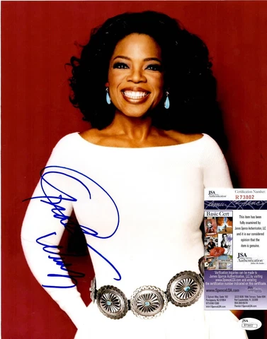 Oprah Winfrey Signed 11x14 Photo w/ JSA COA #R73802 Cover